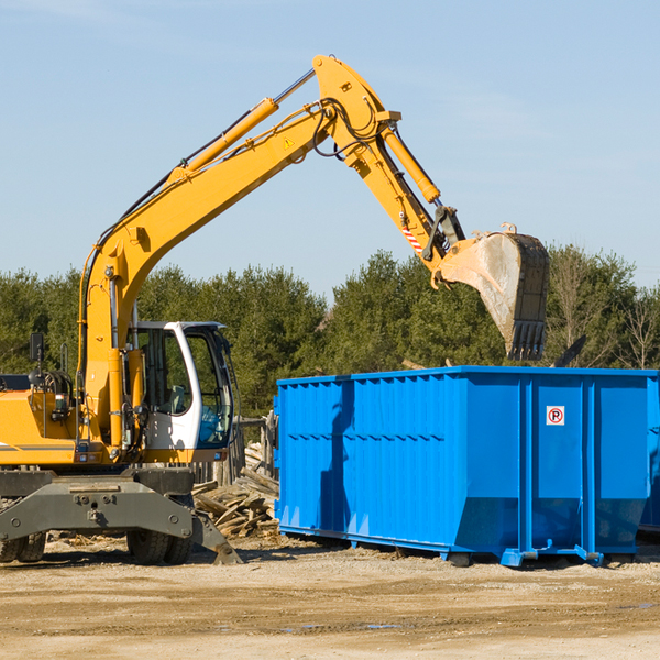 can i choose the location where the residential dumpster will be placed in Mc Neal AZ